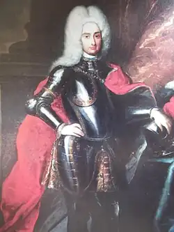 František Josef Černín z Chudenic na olejomalbě z roku 1721