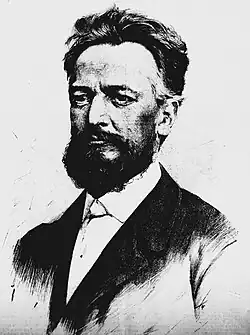 František Josef Šafařovic, portrét Humoristické listy 1887