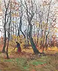 František Pečinka Podzimní les (1897)