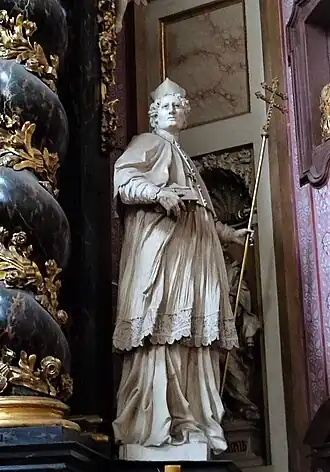 Sv. Karel Boromejský, Kostel svaté Voršily (Praha)