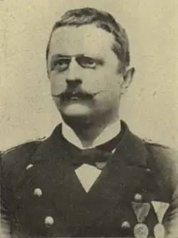 František Protivenský v policejní uniformě (asi okolo roku 1900)