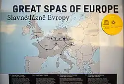 Plakát Great spas of Europe