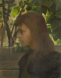 Tavík František Šimon – Dívka z profilu (před 1942)