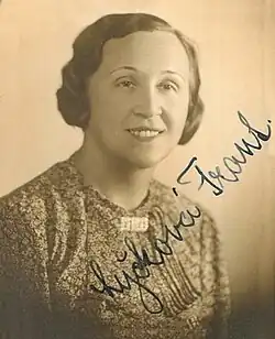 Františka Lyčková, manželka Břetislava Lyčky