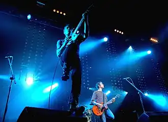 Franz Ferdinand během koncertu v Dundee, 2006