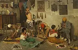 Benátský soustružník růženců (1875)