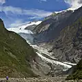 Ledovec Franz Josef Glacier v Národním parku Westland