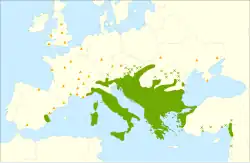 Areál rozšíření