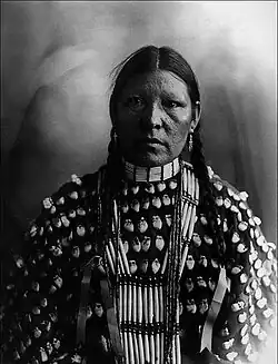 Freckle Face, žena z kmene Arapahoe