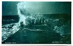 Fred C. Palmer: Rough sea, Herne Bay, 1913