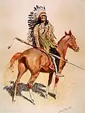 A Sioux Chief (1901), litografie.