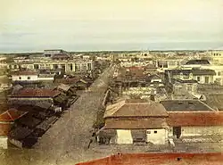 Black Town v Čennaí, Indie, asi 1851