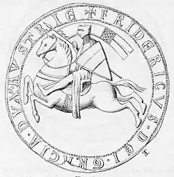 Nákres Fridrichovy pečeti