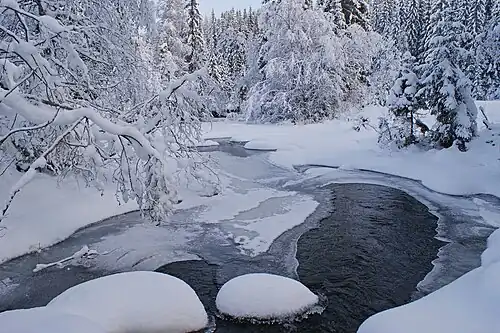 Zimní krajina v Krokskogen