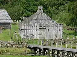 Rekonstrukce pohanského chrámu v Groß Raden, Meklenbursko