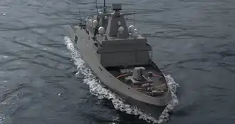 Render předpokládané podoby třídy Tamandaré