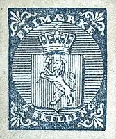 První norská známka[14]