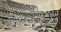 Koloseum v Římě, 1870