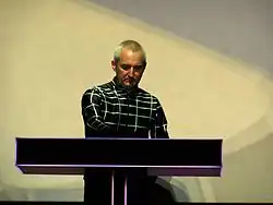 Fritz Hilpert na koncertu v Düsseldorfu v lednu 2013