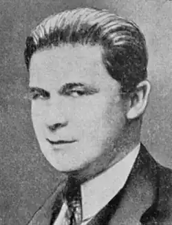 Fritz Lehmann na tablu vyučujících na Německé technické vysoké škole v Praze v roce 1931