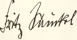 Fritz Sauckel – podpis