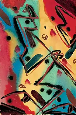 Fritz Stuckenberg, Abstrakte Komposition, 1919