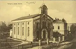 Frýdecká synagoga na počátku 20. století