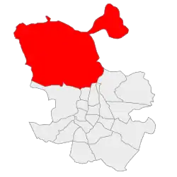 Fuencarral – El Pardo na mapě