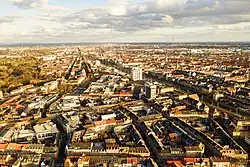 Pohled na centrum města směrem na Norimberk