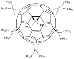 [[Et3P]2Pt]6(η2:η2:η2:η2:η2:η2-C60), komplex fullerenu