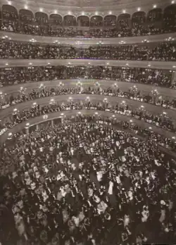 Představení v divadle Colón, 1935