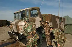 Kabina je sklopná pro případ oprav