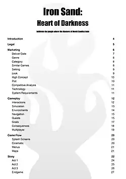 Příklad obsahu GDD