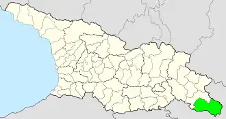 Municipalita Dedopliscqaro na mapě