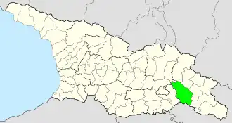 municipalita Sagaredžo na mapě