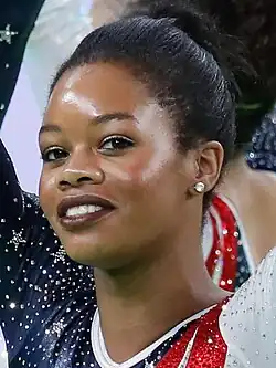 Gabby Douglasová (9. srpna 2016)