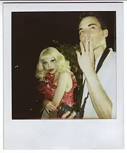 Gabriel Moginot a Amanda Lepore, polaroid, asi 2008