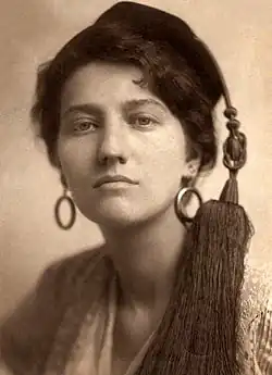 Herečka Gabrielle Enthoven, 1904