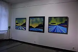 Samostatná výstava "Kousek cesty", Galerie 9, Praha 9, 2017