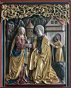 Navštívení (1490-1500), farní kostel Gampern, Rakousko