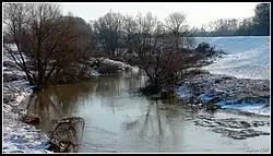 Řeka Túr u Garbolce