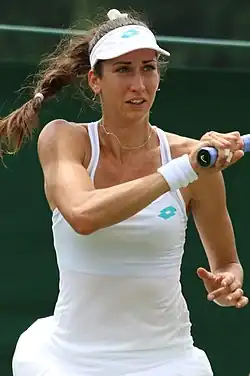 Garcíaová Pérezová ve Wimbledonu 2019