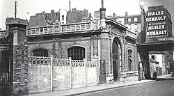 Historický snímek nádražní budovy