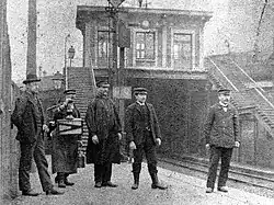 Nádraží kolem roku 1900