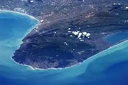 Poloostrov z vesmíru