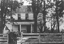 Garrettova farma, kde Booth zemřel