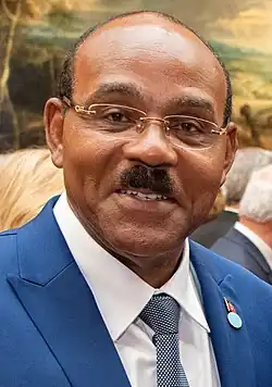 Gaston Browne (5. května 2023)