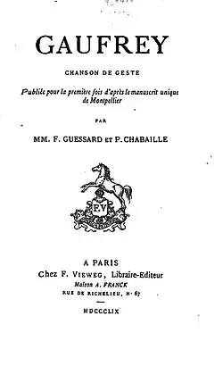 Titulní list knižního vydání písně z roku 1859