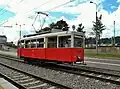 Historická tramvaj N č. 11 v Gdaňsku