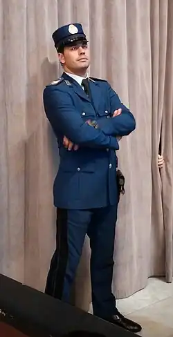 Slavnostní uniforma vatikánských četníků